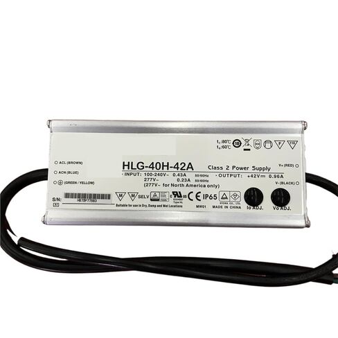 1pcs LED Power Supply HLG-40H HLG-40H-12A HLG-40H-15A HLG-40H-24A HLG-40H-30A HLG-40H-36A HLG-40H-42A HLG-40H-48A 40W(HLG-40H-36A) in Saudi Arabia