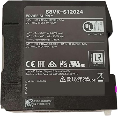 1 قطعة S8VK-S12024 120 واط وضع التبديل التيار الكهربائي in Kuwait