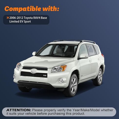 زوج شريط غطاء لوحة القيادة المركزية متوافق مع 2006-2012 Toyota RAV4 Base Limited EV Sport استبدال 55413-42070-B0 55412-42060-B0 الجانب الأيسر والأيمن in Kuwait