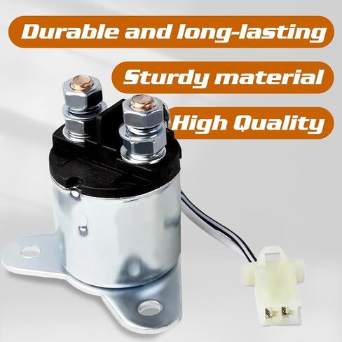 Starter Motor 2Wire Solenoid متوافق مع جميع الطاقة 7500W Gentron 10000W 12000 استبدال المولد لAPGG10000 APGG7500 مولد البنزين المحمول جزازة العشب مضخة مياه 12V/24V Universal Fit in Kuwait