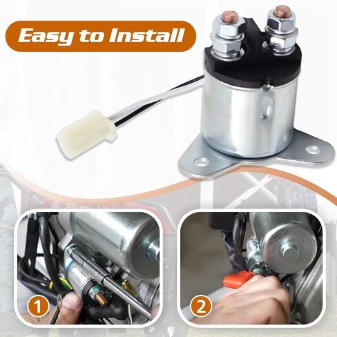 Starter Motor 2Wire Solenoid متوافق مع جميع الطاقة 7500W Gentron 10000W 12000 استبدال المولد لAPGG10000 APGG7500 مولد البنزين المحمول جزازة العشب مضخة مياه 12V/24V Universal Fit in Kuwait