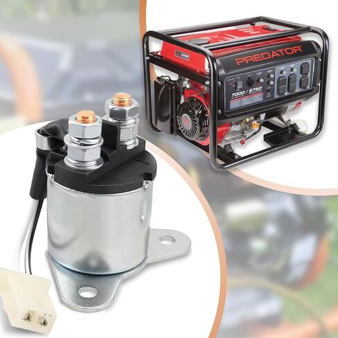 Starter Motor 2Wire Solenoid متوافق مع جميع الطاقة 7500W Gentron 10000W 12000 استبدال المولد لAPGG10000 APGG7500 مولد البنزين المحمول جزازة العشب مضخة مياه 12V/24V Universal Fit in Kuwait