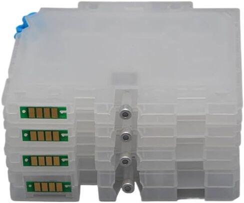 خرطوشة حبر قابلة لإعادة الملء بأربعة ألوان مع شريحة متوافقة مع طابعة نقل التسامي SG400 SG800 SG400NA SG800NA Universal Fit لما بعد البيع in Kuwait