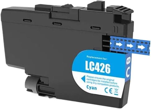 خرطوشة حبر متوافقة ذات سعة قياسية LC426 426 متوافقة مع مستلزمات الطابعة MFC-J4335DW MFC-J4535DW MFC-J4340DW MFC-J4540DW (قطعة واحدة أرجواني) in Saudi Arabia