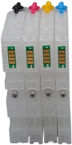 خرطوشة حبر قابلة لإعادة الملء بأربعة ألوان مع شريحة متوافقة مع طابعة نقل التسامي SG400 SG800 SG400NA SG800NA Universal Fit لما بعد البيع in Kuwait