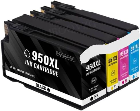 متوافقة مع خرطوشة حبر 950XL 951XL 950 951 XL للاستخدام مع Officejet Pro 8100 8600 8610 8615 8620 8630 8640 8625 8660 استبدال الطابعة العالمية الملائمة لما بعد البيع (مجموعة واحدة) in Saudi Arabia