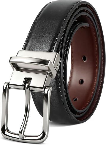 Reversible Belt for Men & Teens | 2-in-1 Adjustable, Trimmable 1.25 Inch Belt (Gift for Dad, Husband, Son) in Saudi Arabia