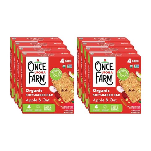 Once Upon a Farm Organic Soft Baked Kids' Bars, Mixed Berry | 8 boxes in Kuwait