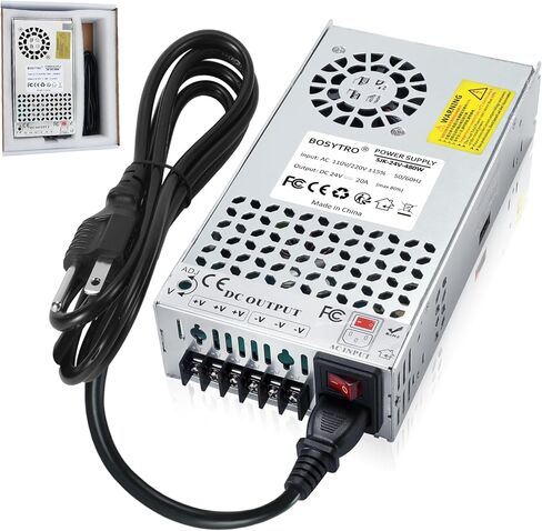 36V 16.6A 600W DC Switching Power Supply، محولات عالمية AC110V/220V (SMPS)، منفذ إخراج مطور مع سلك الطاقة، مصدر طاقة 36 فولت للطابعة ثلاثية الأبعاد، نظام أمان كاميرا CCTV in Kuwait