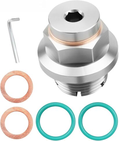 M22.1x1.5-15 سدادة تصريف الزيت المغناطيسية كبيرة الحجم على الظهر، قابس إصلاح وعاء الزيت الذاتي التنصت من الفولاذ المقاوم للصدأ، طقم تصليح الخيط in Kuwait