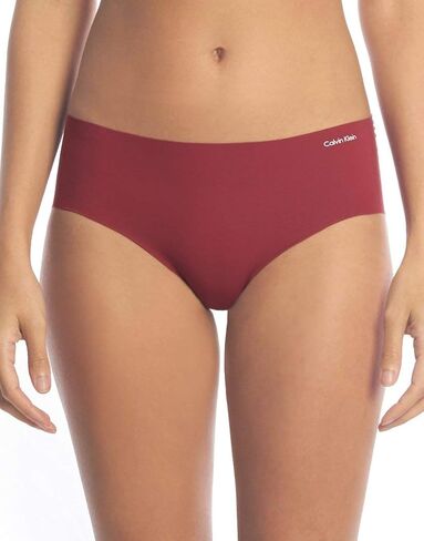 Calvin Klein Invisibles 3-Pack Hipster Bottoms Red Bud/Vanilla Ice/Black XL (Women's 16) in Saudi Arabia