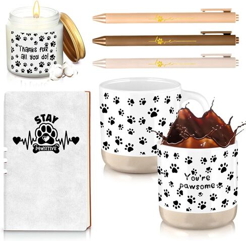 Didaey 7 Pcs CNA Week Gifts Bulk 2026 Teacher Appreciation Gifts Thank You for Women Men Coworker Thank You for Being Awesome Journal Mug Candle Pens for Staff Nurse Graduation (Beige) in Saudi Arabia