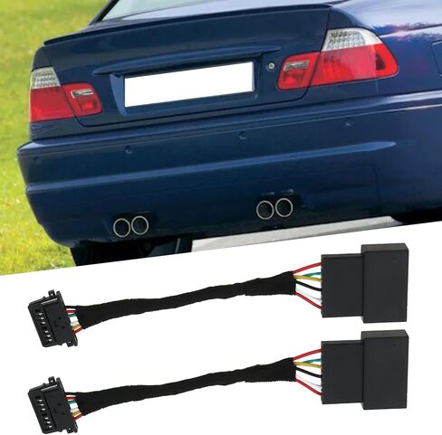 قطعتان من محول الضوء الخلفي LED الخلفي التحديثي 61120153650 متوافق مع BMW E46 كوبيه 2005 مارس＜ in Saudi Arabia