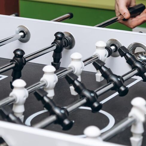 26 قطعة كرة قدم للرجال، مجموعة لاعبي كرة القدم - قطع غيار بلاستيكية لطاولة كرة القدم (13 أسود، 13 أبيض) in Kuwait