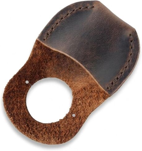 Toprank Leather Thumb Guard for Wood Carving - Premium Full Grain Leather Finger Protector, Handmade Carpenter Carving Kit Accessory (Blue) in Kuwait