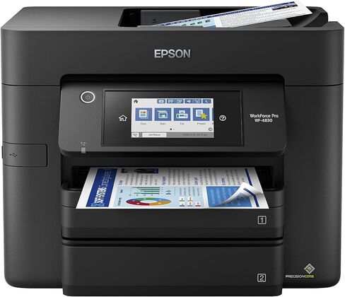 Epson® Workforce® Pro WF-4820 Wireless Color Inkjet All-In-One Printer, Black, Large in Saudi Arabia
