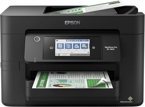 Epson® Workforce® Pro WF-4820 Wireless Color Inkjet All-In-One Printer, Black, Large in Kuwait