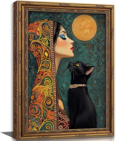 فن حائط أوفيليا بإطار ذهبي عتيق، طباعة قماشية مطبوعة على القماش، لوحة زيتية قوطية فيكتورية رومانسية، ديكور حائط أكاديمي داكن، صورة امرأة عتيقة، عمل فني ملصق زهري متقلب لغرفة المعيشة وغرفة النوم in Kuwait