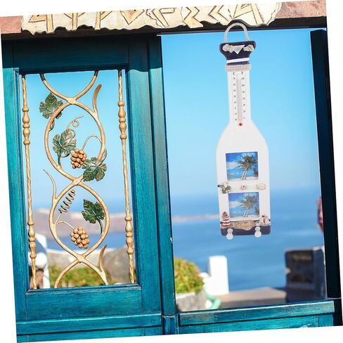 DECHOUS Mediterranean Style Paddle Photo Frame Decor Wooden Wall Hanging Nautical Paddle Pendant Sea-themed Wall Art Perfect Present in Saudi Arabia