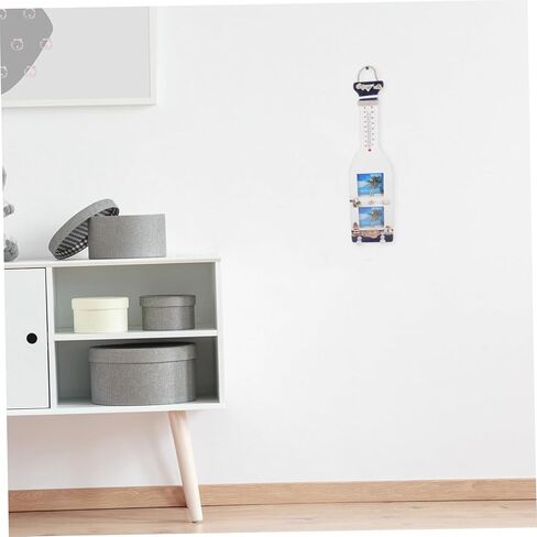 DECHOUS Mediterranean Style Paddle Photo Frame Decor Wooden Wall Hanging Nautical Paddle Pendant Sea-themed Wall Art Perfect Present in Saudi Arabia