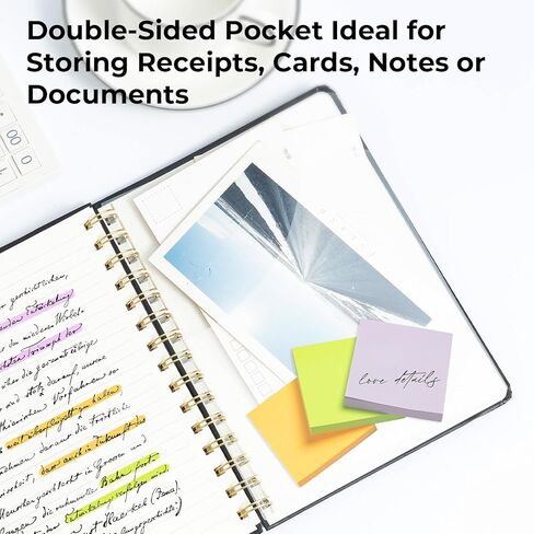 M&G Lined Spiral Journal Notebook, 146 Pages, A5 8" X 6" 146 Hardcover Writing Notebook, 80 GSM College Ruled Spiral Bound Journal for Women & Men - Perfect for Work, School, Office & Note Taking in Saudi Arabia