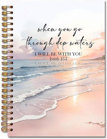 a Sweet Friendship Refreshes the Soul Christian Spiral Notebooks, Proverbs 27:9 Bible Journal, Gifts for Christian Women Friends, Religious Notebook for Note Taking, 5.5x8.3 Inch in Saudi Arabia