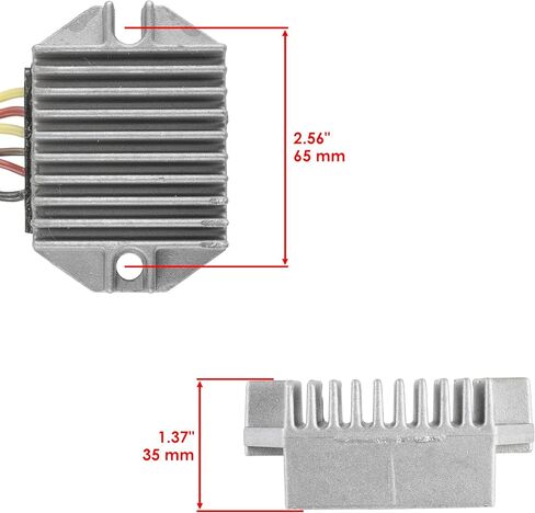Caltric Regulator Rectifier Compatible With John Deere LX176 LX178 LX186 LX188 AUC12632 AM126304 in Saudi Arabia