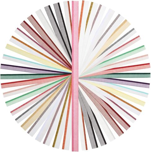 24PCS Book Binding Endbands, 12 Inch 24 Colors Cotton Book Binding Materials Kit for Decor, Colorful Bookbinding Supplies for Books Making Repair Kit(Mixed Colors) in Saudi Arabia