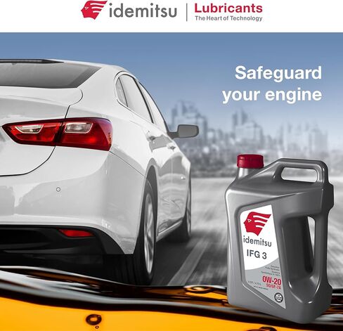 Idemitsu IFG3 0W-20 SP/GF-7A Full Synthetic Motor Oil – 5 Quart, Case of 4 | Engineered for Maximum Fuel Efficiency and Engine Protection in Kuwait