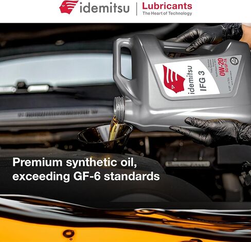 Idemitsu IFG3 0W-20 SP/GF-7A Full Synthetic Motor Oil – 5 Quart, Case of 4 | Engineered for Maximum Fuel Efficiency and Engine Protection in Kuwait