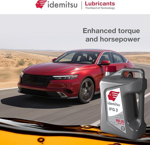 Idemitsu IFG3 0W-20 SP/GF-7A Full Synthetic Motor Oil – 5 Quart, Case of 4 | Engineered for Maximum Fuel Efficiency and Engine Protection in Kuwait