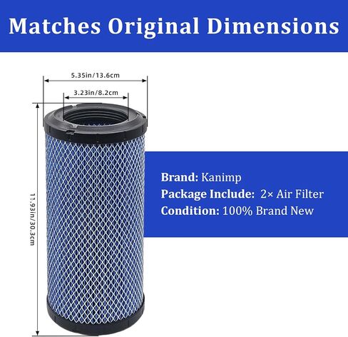 فلتر هواء 7083080 متوافق مع Xpedition XP ADV XP 5 Ultimate NorthStar 2024 (2 قطعة) in Kuwait