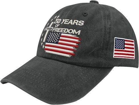 US 250 Years Freedoms 1776-2026 250th Birthday Embroidered Golf Hats Garde Caps for Men in Saudi Arabia