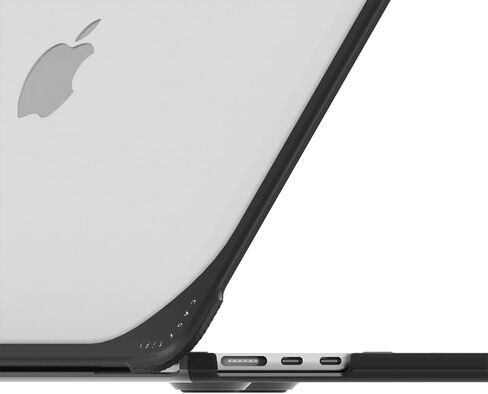 حافظة CASETiFY Bounce MacBook Pro 13 بوصة (M1 / M2 / Intel) [Toy Story Colab/تصميم زاوية حماية محسّن/فتحات تهوية/قبضة مضادة للانزلاق] - ورق حائط Andy's - أسود شفاف in Saudi Arabia