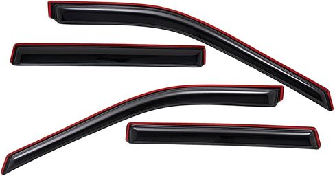 Lightronic Extra Durable Clip-on in-Channel Auto Vent Window Visors, Fits 2017-2025 Mazda CX-5, UV Protection Rain Guards, Original Wind Deflectors, Smoke, 4-Pcs in Saudi Arabia