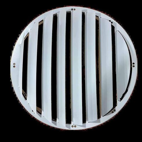 24in Outdoor AC Deflector Cover - Universal Stainless Steel Wind Baffle, Anti-Direct Blowing Shield for Compressor & Condenser Units, Heat Dissipation Grille Fence (No Tools Installation) in Saudi Arabia
