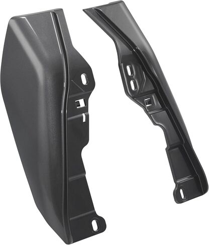 HR3 Gauntlet Gray Metallic/Vivid Black Mid-Frame Air Deflectors Heat Shield Compatible with 2021 Street Glide Special FLHXS (Replace for OEM) (Style #2) in Saudi Arabia