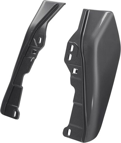 HR3 Gauntlet Gray Metallic/Vivid Black Mid-Frame Air Deflectors Heat Shield Compatible with 2021 Street Glide Special FLHXS (Replace for OEM) (Style #2) in Saudi Arabia