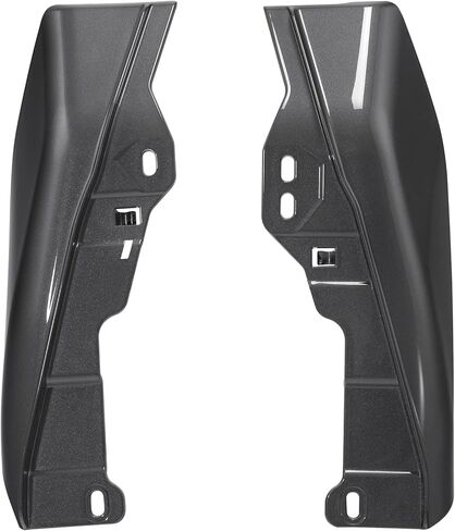 HR3 Gauntlet Gray Metallic/Vivid Black Mid-Frame Air Deflectors Heat Shield Compatible with 2021 Street Glide Special FLHXS (Replace for OEM) (Style #2) in Saudi Arabia