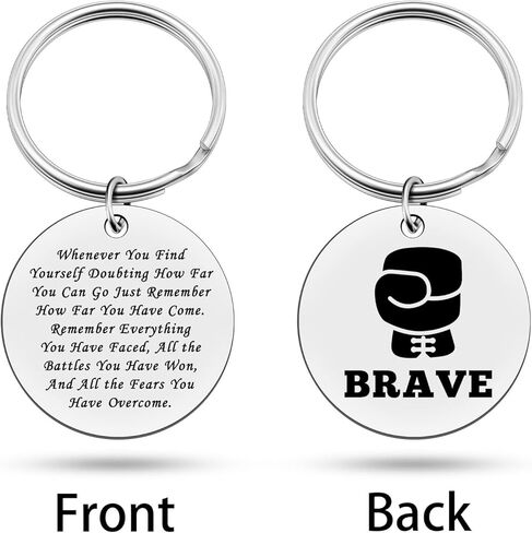 Heigebi 24 PCS Sobriety Keychain for Women Men Recovery Gifts Motivational Gifts for Him Teens Survivor Birthday Christmas Graduation Keyring Bulk in Saudi Arabia