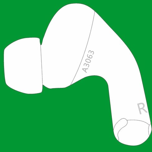 Meenova A3064 قطعة بديلة لسماعة الأذن اليسرى الفردية A3064 لـ Pods Pro الجيل الثالث، سماعات أذن OEM A3065، جانب واحد من الأذن اليسرى فقط، A3122، متوافق مع وسائد الأذن الأصلية Air Pros 3، أطراف أذن مستعملة شرعية in Saudi Arabia