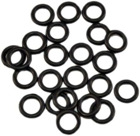 BodyJewelryOnline حلقات دائرية مطاطية سوداء بديلة - 10 قطع in Saudi Arabia