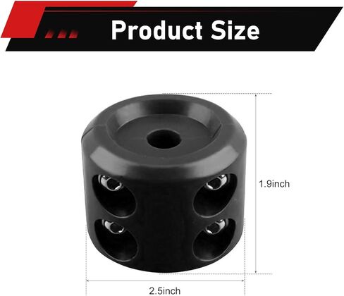 1PC Winch Stopper, Winch Cable Hook Stopper, Rubber Anti-bounce Line Protector with Hardware, Prevents Fraying for Synthetic & Steel Rope, Universal for ATV UTV Truck Jeep SUV Winches (Black) in Saudi Arabia