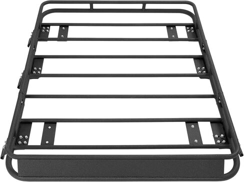 سلة البضائع على السطح من KUAFU متوافقة مع 1984-2001 Jeep Cherokee XJ على السطح حامل الأمتعة منصة الأمتعة 140LBS in Saudi Arabia