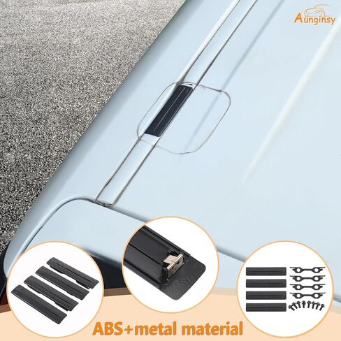 مجموعة إزالة رف سقف السيارة من Aunginsy مع أغطية متوافقة مع ملحقات Toyota FJ Cruiser 2007-2021، 4 قطع ABS/مجموعة رف السقف المعدني مشابك غطاء فتحة صب التنقيط يستبدل #75596-35030 in Kuwait