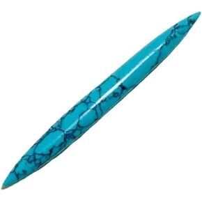 Turquoise Crystal Tribal Septum Spike, 14g to 1/2 inch, Custom Sizes Available in Kuwait
