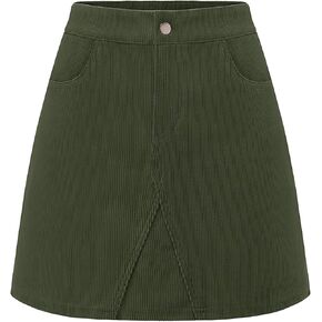 تنورة قصيرة للسيدات بخصر عالٍ، تنانير كاجوال أساسية للربيع والشتاء، تنورة قصيرة بقلم الرصاص مع جيوب in Kuwait