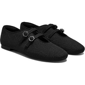 VIVAIA Natalie Women's Mary Jane Flats with Twin Strap, Comfortable Round Toe Washable Ballet Flat Shoes, Soft Lightweight Breathable Dress Shoes for Daily Outfit in Kuwait