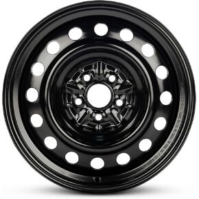 عجلة فولاذية بديلة جديدة مقاس 16 × 6.5 بوصة OEM مباشرة لسيارة Toyota Corolla 2009-2019 مقاس 5-100 مم باللون الأسود مقاس 16 بوصة 4261102A00، in Kuwait