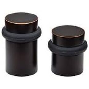 Emtek 2257 1-1/2" Cylindrical Floor Bumper from The Door Accessories Collection, Flat Black in Kuwait